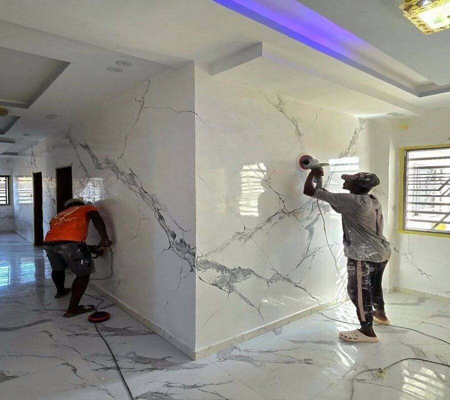 معلم تركيب بديل الرخام