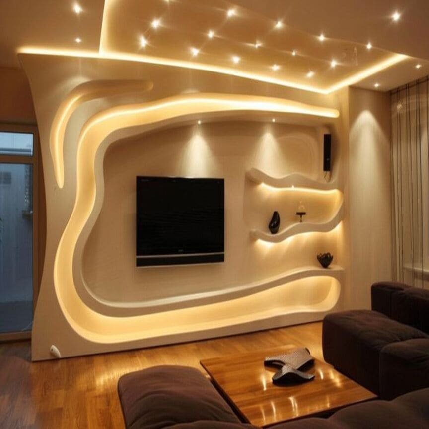 ديكور تلفزيون جبس