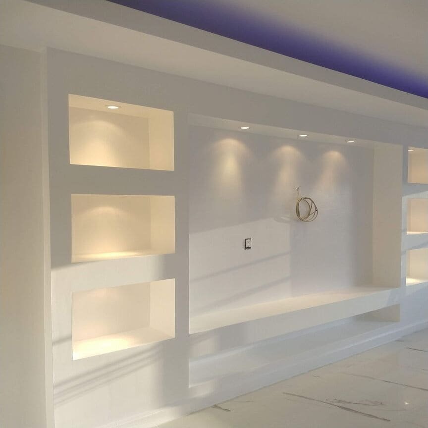 ديكورات جبس للتلفزيون