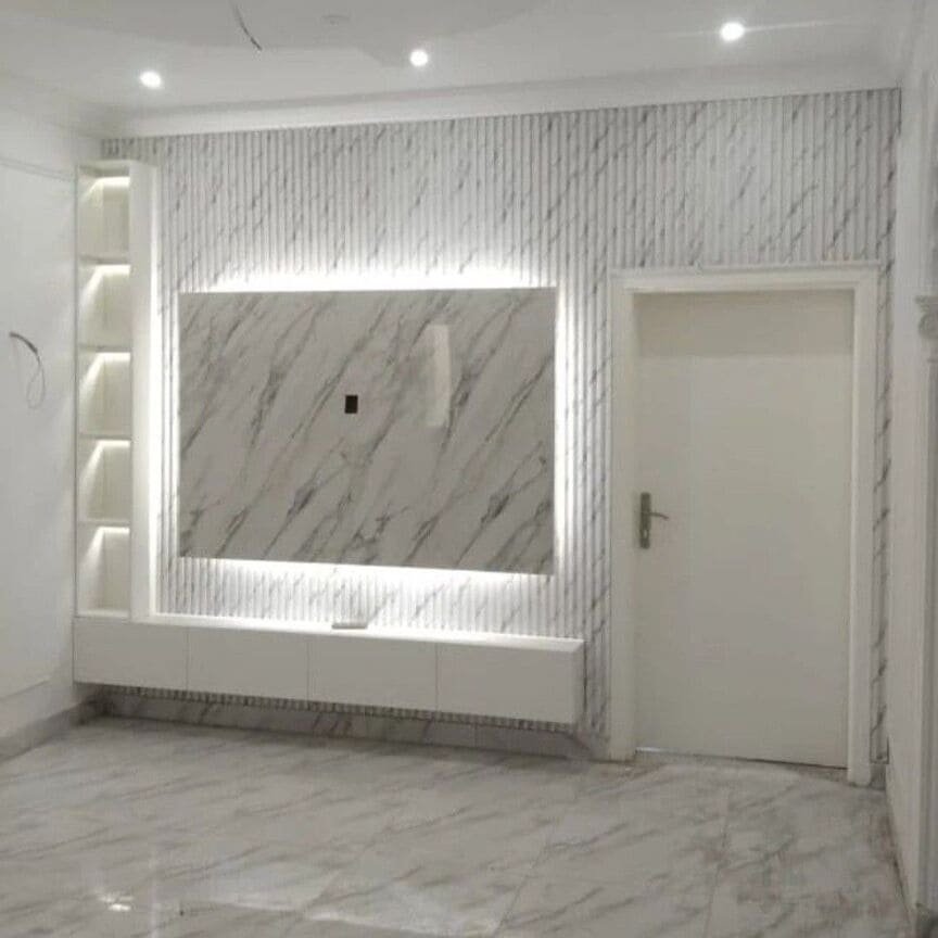 ديكور تلفزيون بديل الرخام